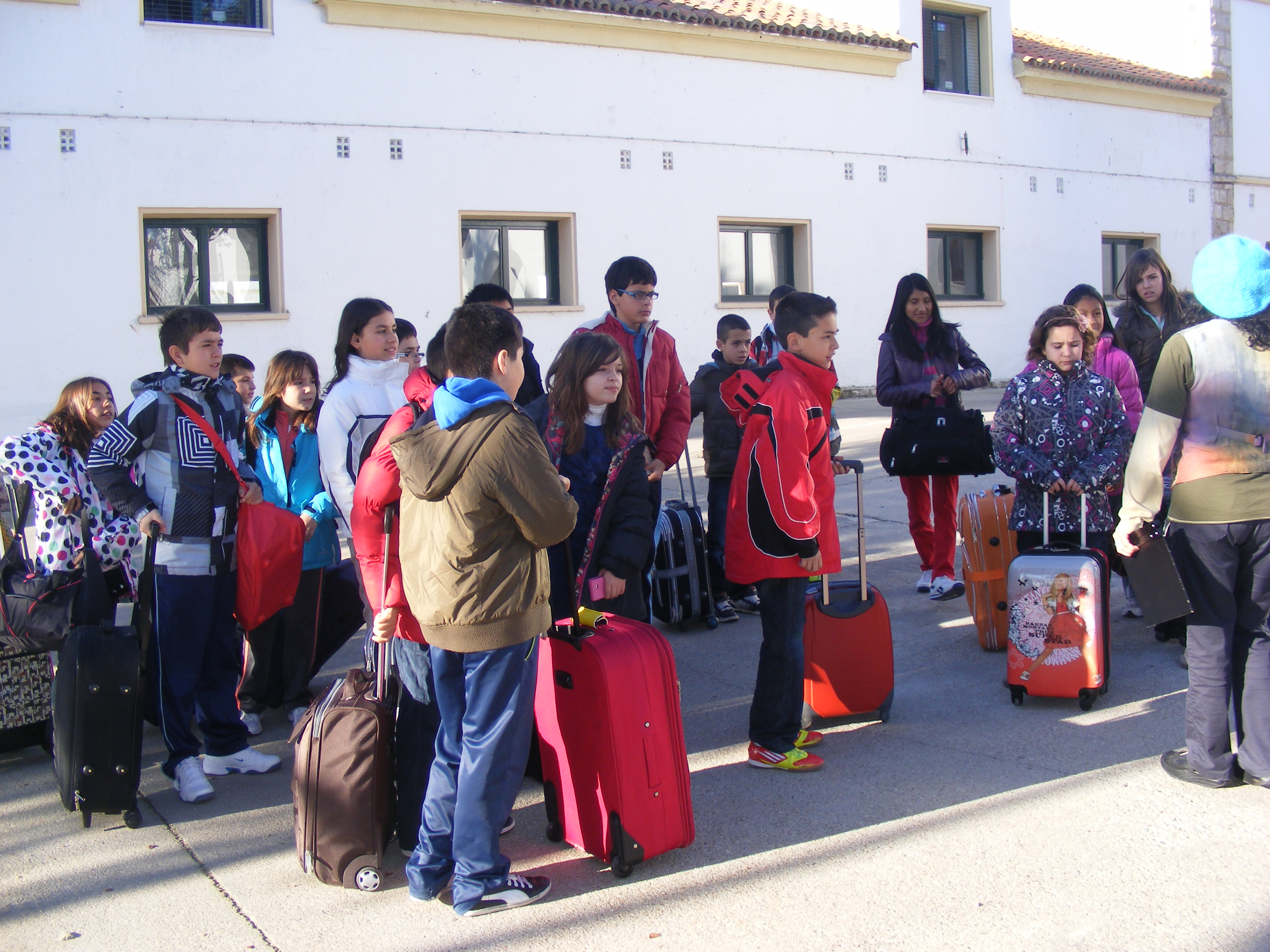 Alumnos de sexto en el CRIE