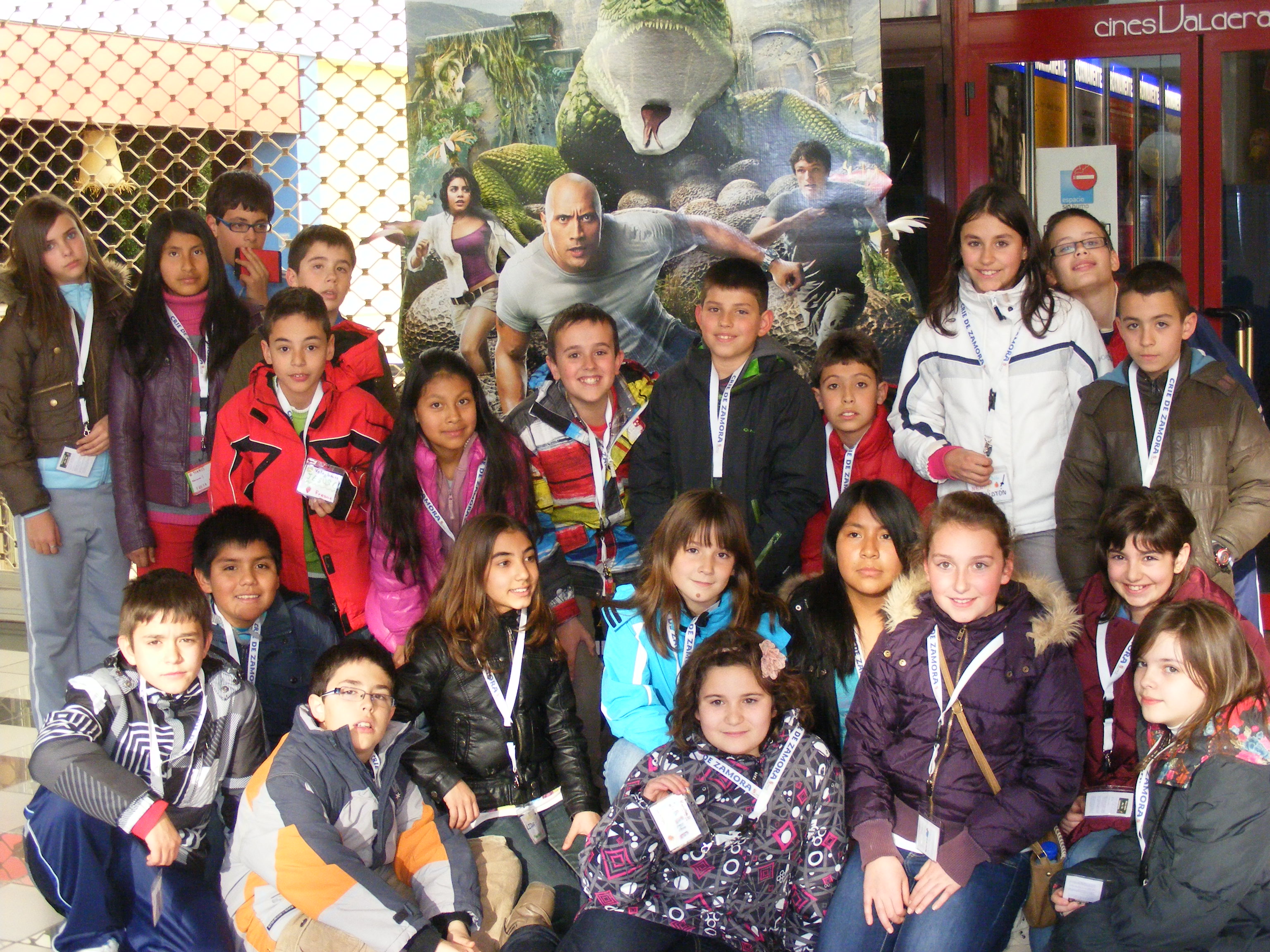 Alumnos de sexto en el CRIE