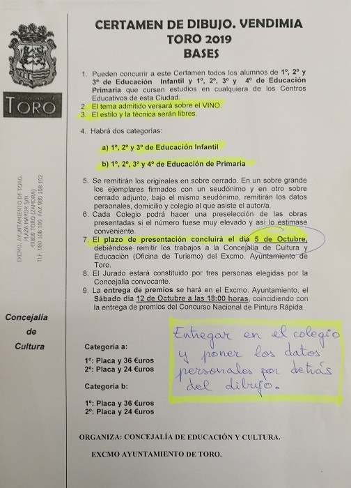 Certamen Vendimia Toro 2019